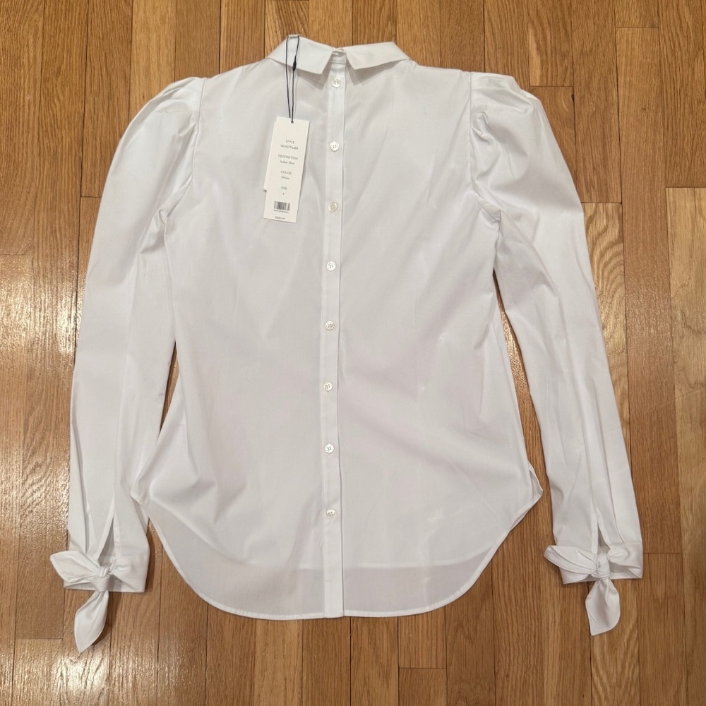 VERONICA BEARD - Isabel Shirt - White - NWT - Picture 4 of 7